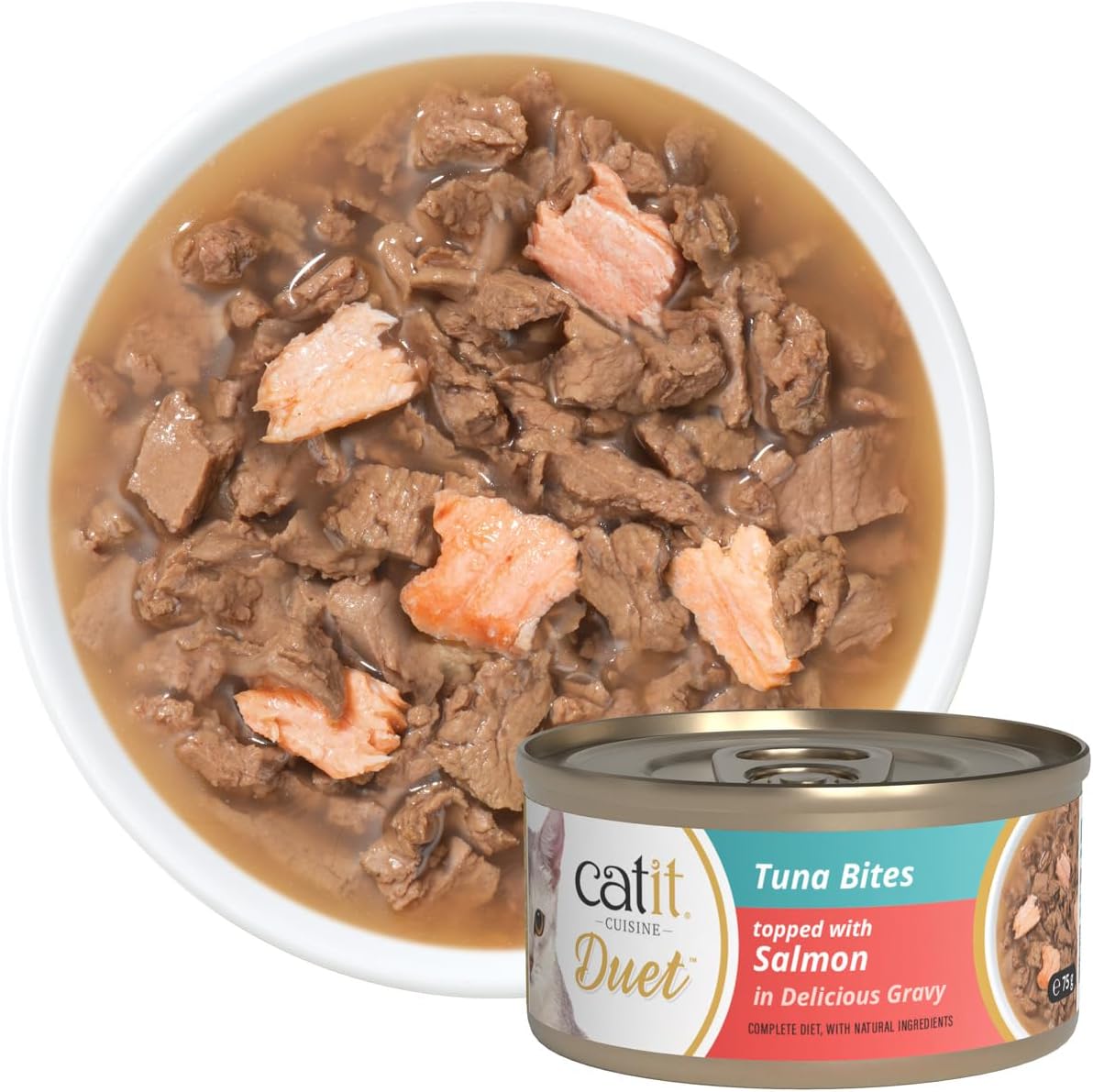 Catit Duet Tuna With Salmon 75g