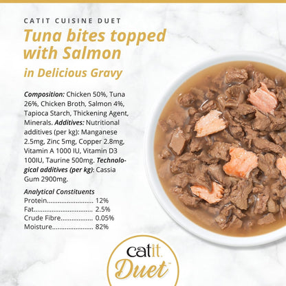 Catit Duet Tuna With Salmon 75g