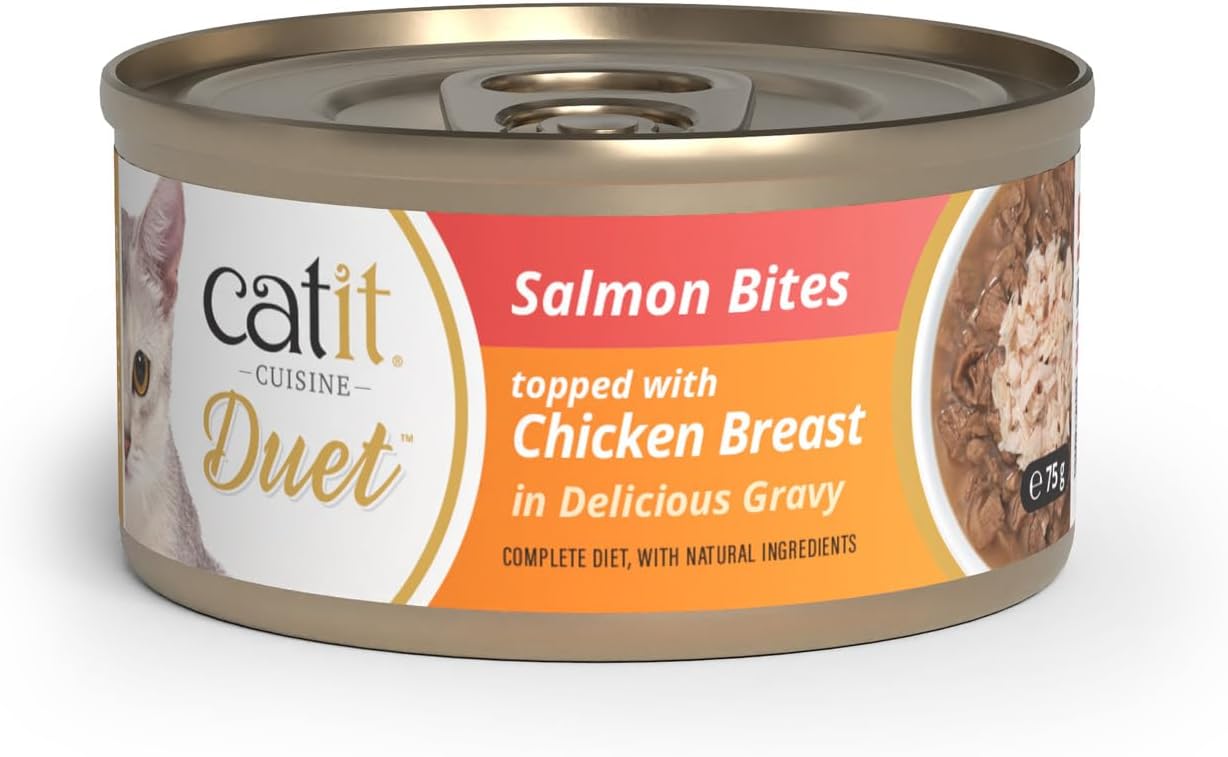 Catit Duet Salmon With Chicken 75g