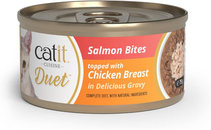Catit Duet Salmon With Chicken 75g