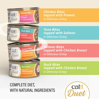 Catit Duet Variety Pack 12 x 75g