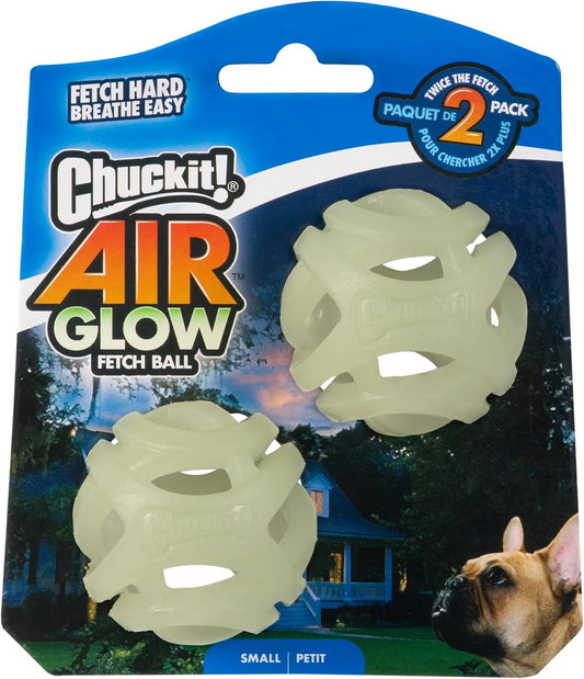 Chuckit! Air Glow Fetch Ball Small 2 pack