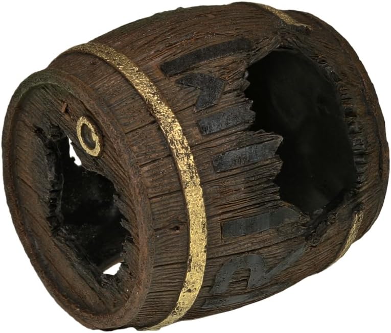 Rosewood Barrel Cave Small Aquarium Decoration