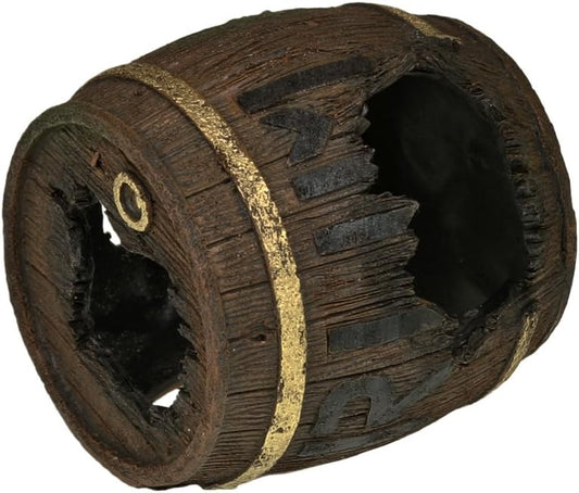 Rosewood Barrel Cave Small Aquarium Decoration