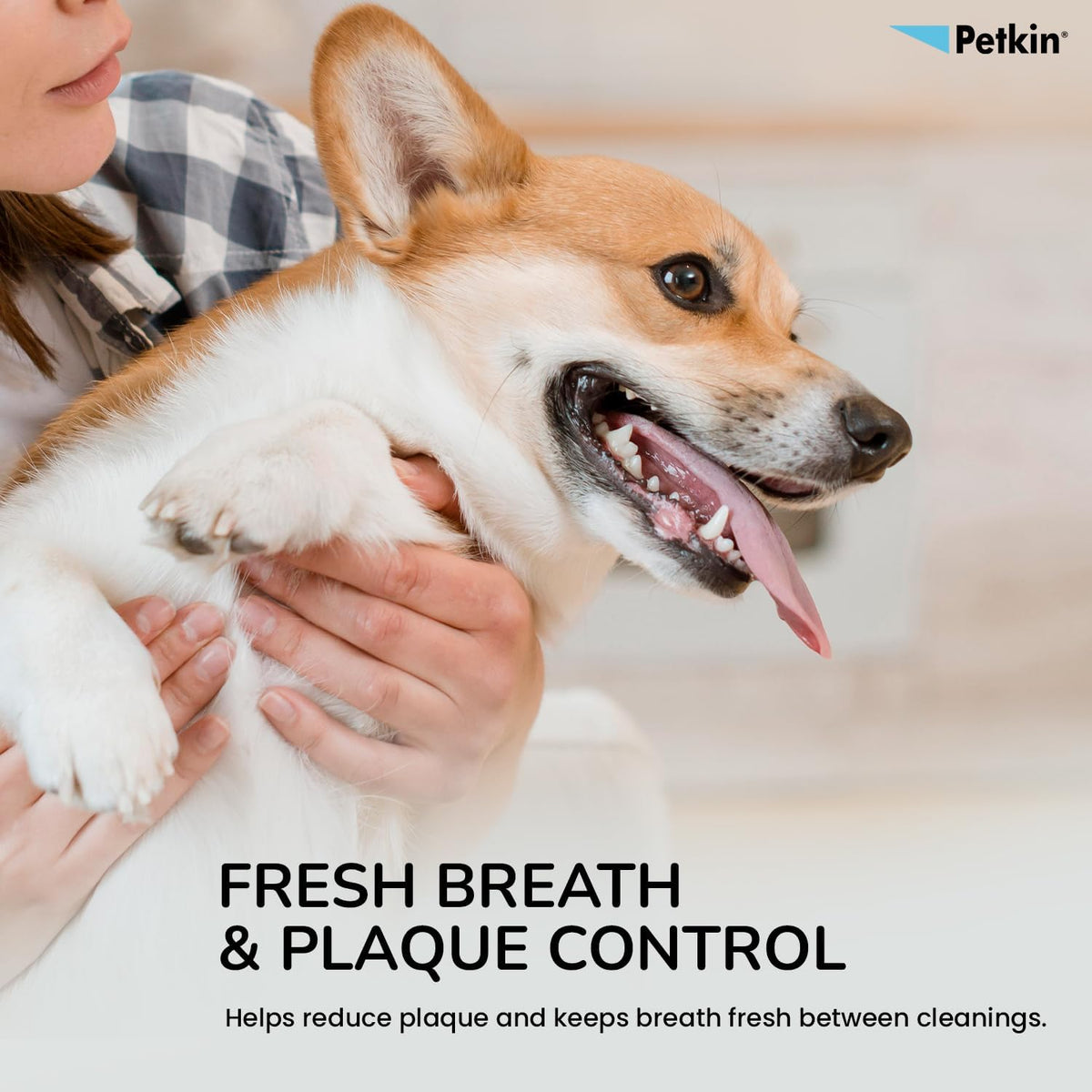 Petkin Dental Plaque Gel 120ml For Dogs And Cats