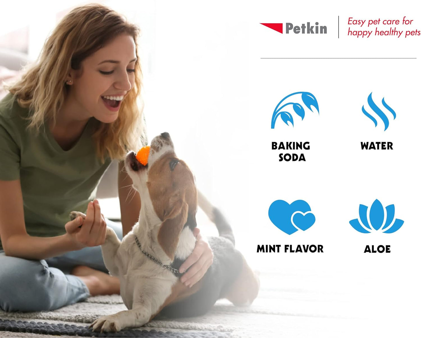 Petkin Dental Plaque Gel 120ml For Dogs And Cats