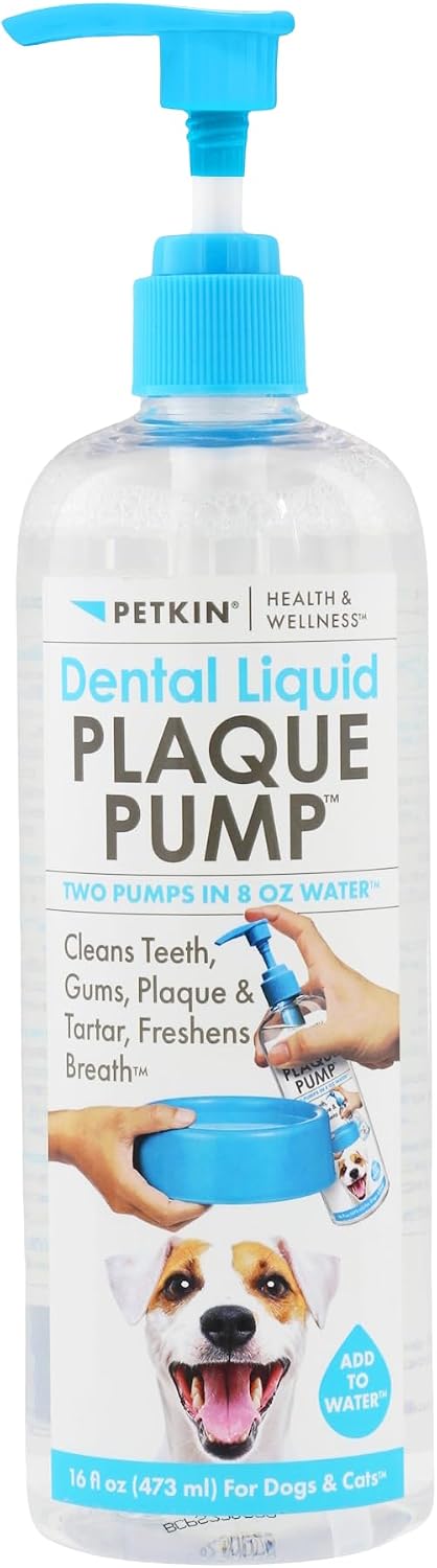 Petkin Plaque Dental Liquid 473ml