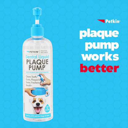 Petkin Plaque Dental Liquid 473ml