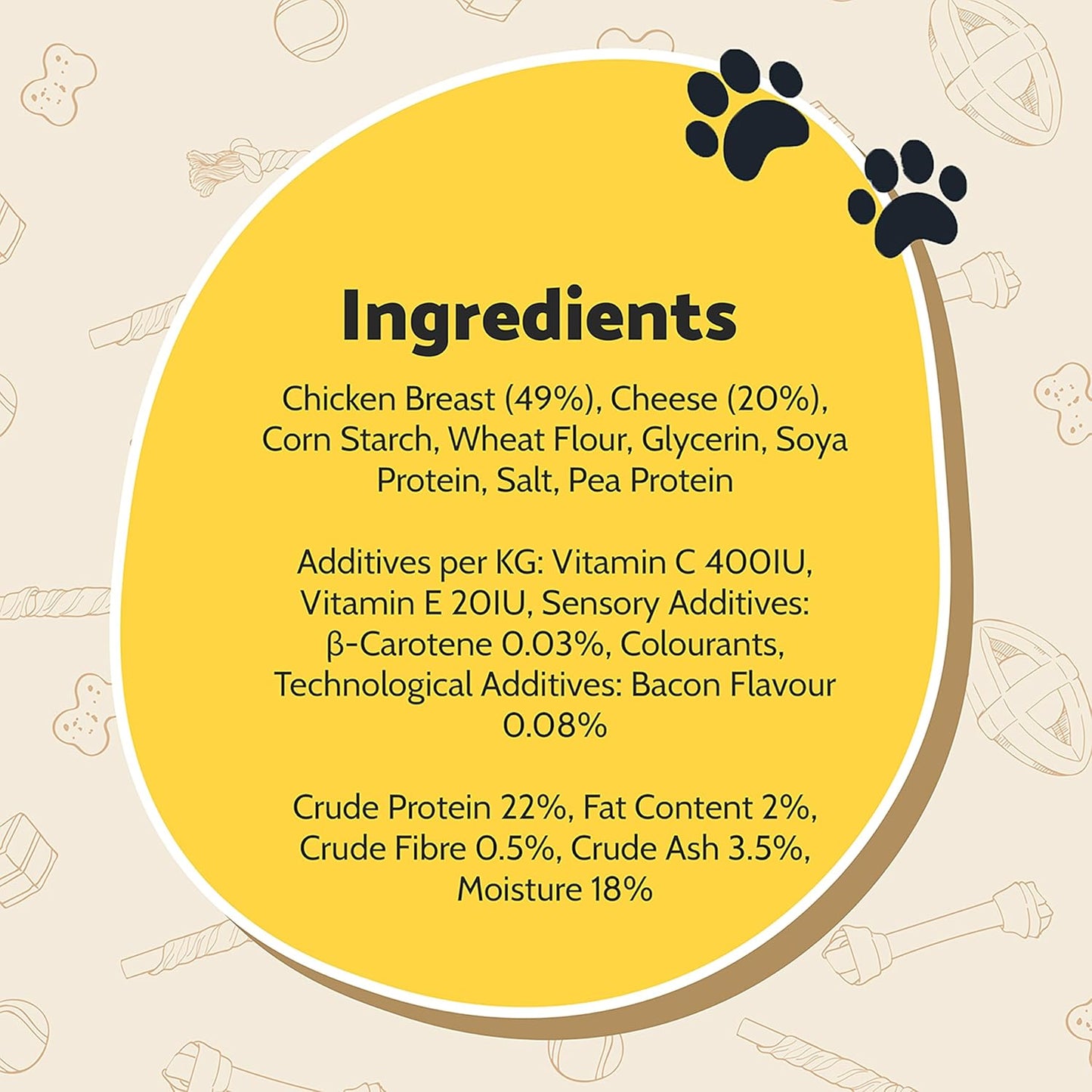 Good Boy Cheesy Chicken Sticks Value Bag 250g