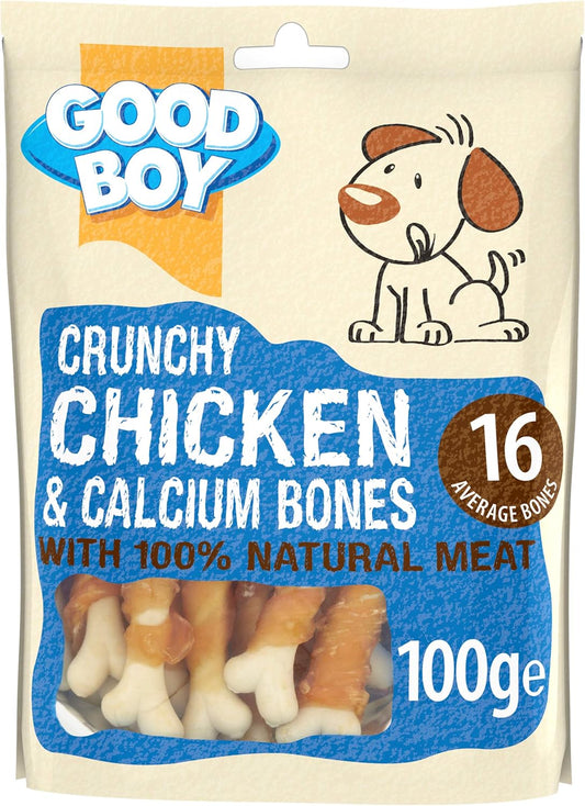Good Boy Crunchy Chicken & Calcium Bones 100g