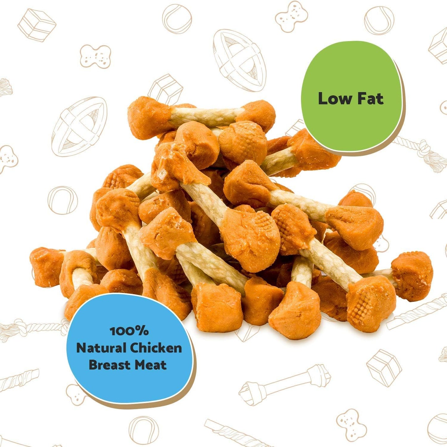 Good Boy Chicken Dumbbells 100g