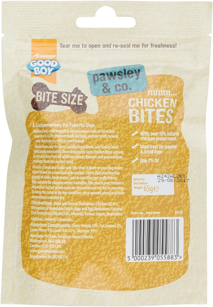 Good Boy Pawsley & Co Chicken Bites 65g