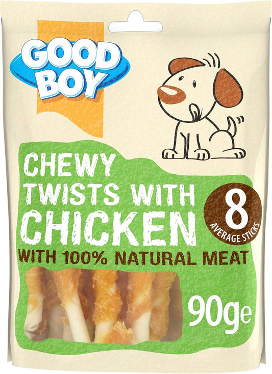 Good Boy Chewy Twisters With Chicken 90g