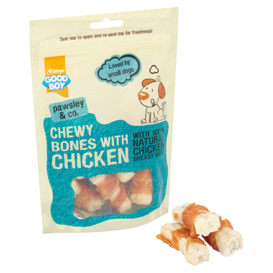 Good Boy Chewy Bones With Chicken 80g