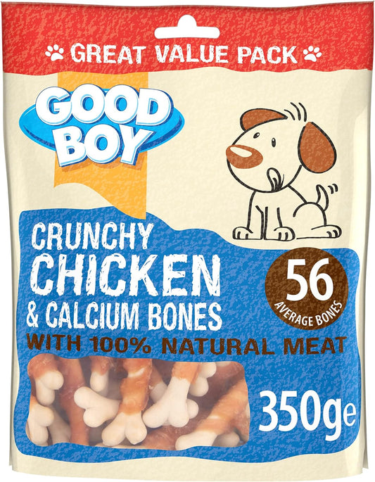 Good Boy Crunchy Chicken Calcium Bones Value Pack 350g