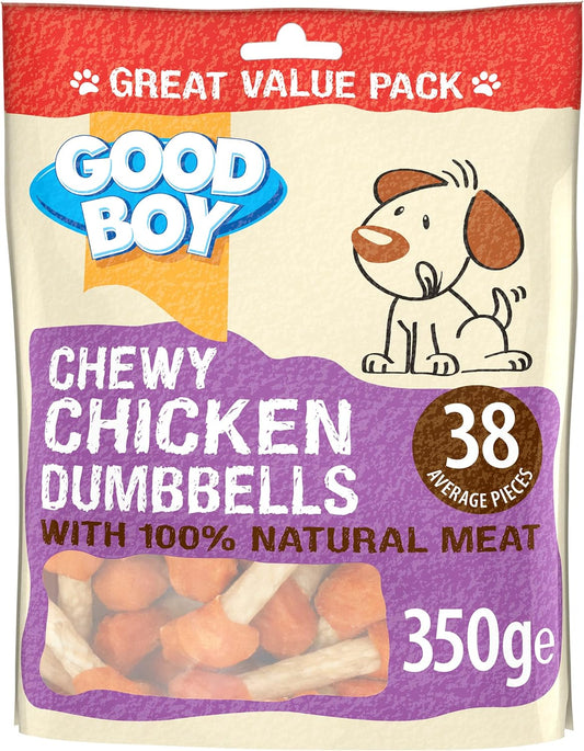 Good Boy Chewy Chicken Dumbbells 350g