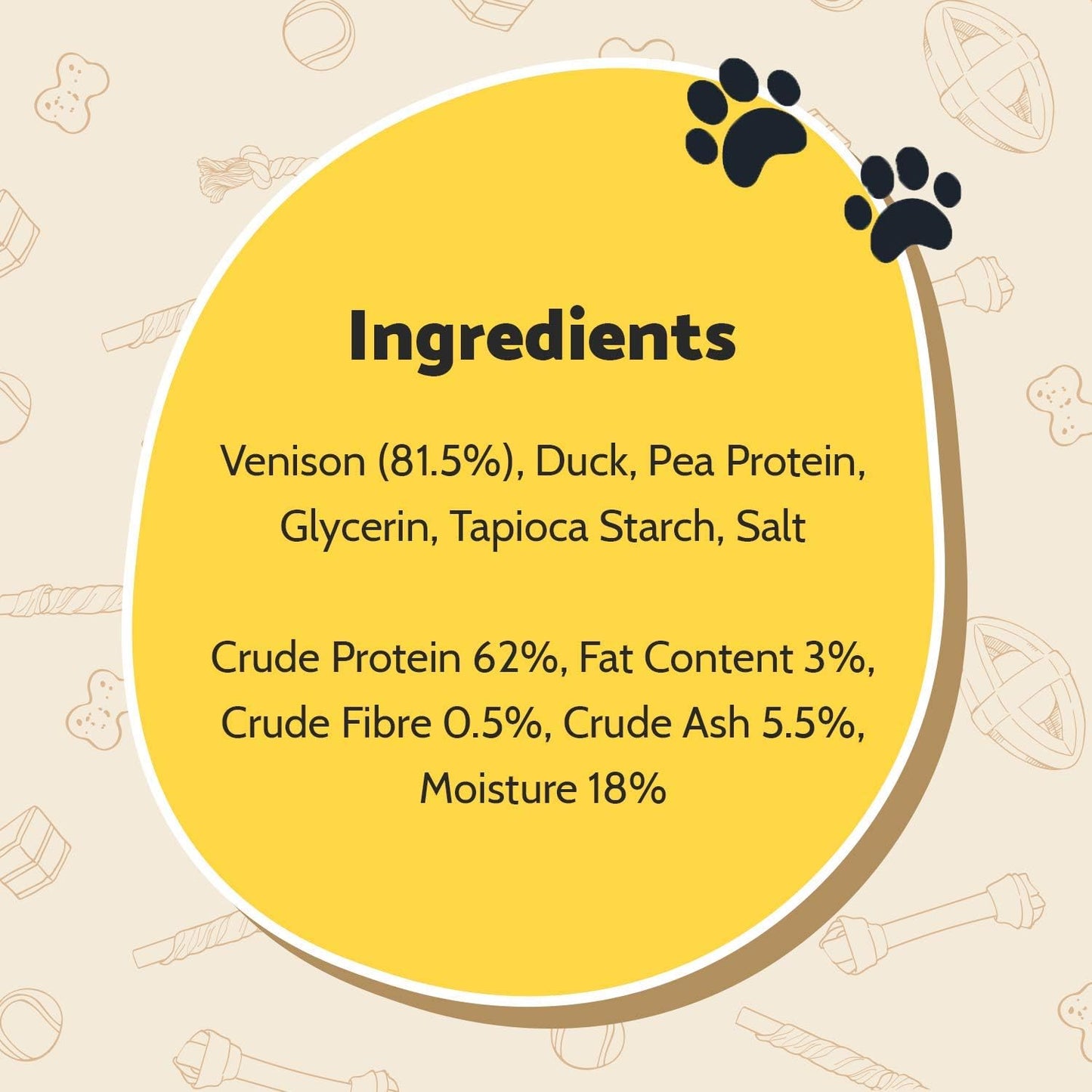 Good Boy Chewy Venison Steaks 80g