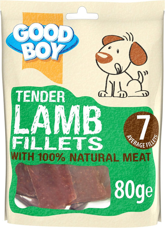 Good Boy Tender Lamb Fillets 80g
