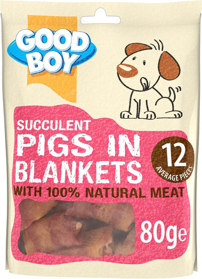 Good Boy Succulent Pigs In Blankets 80g