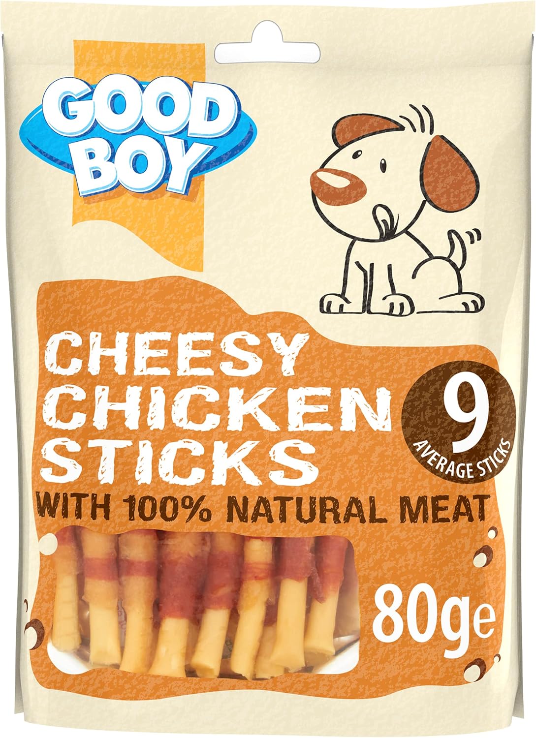 Good Boy Cheesy Chicken Sticks 80g