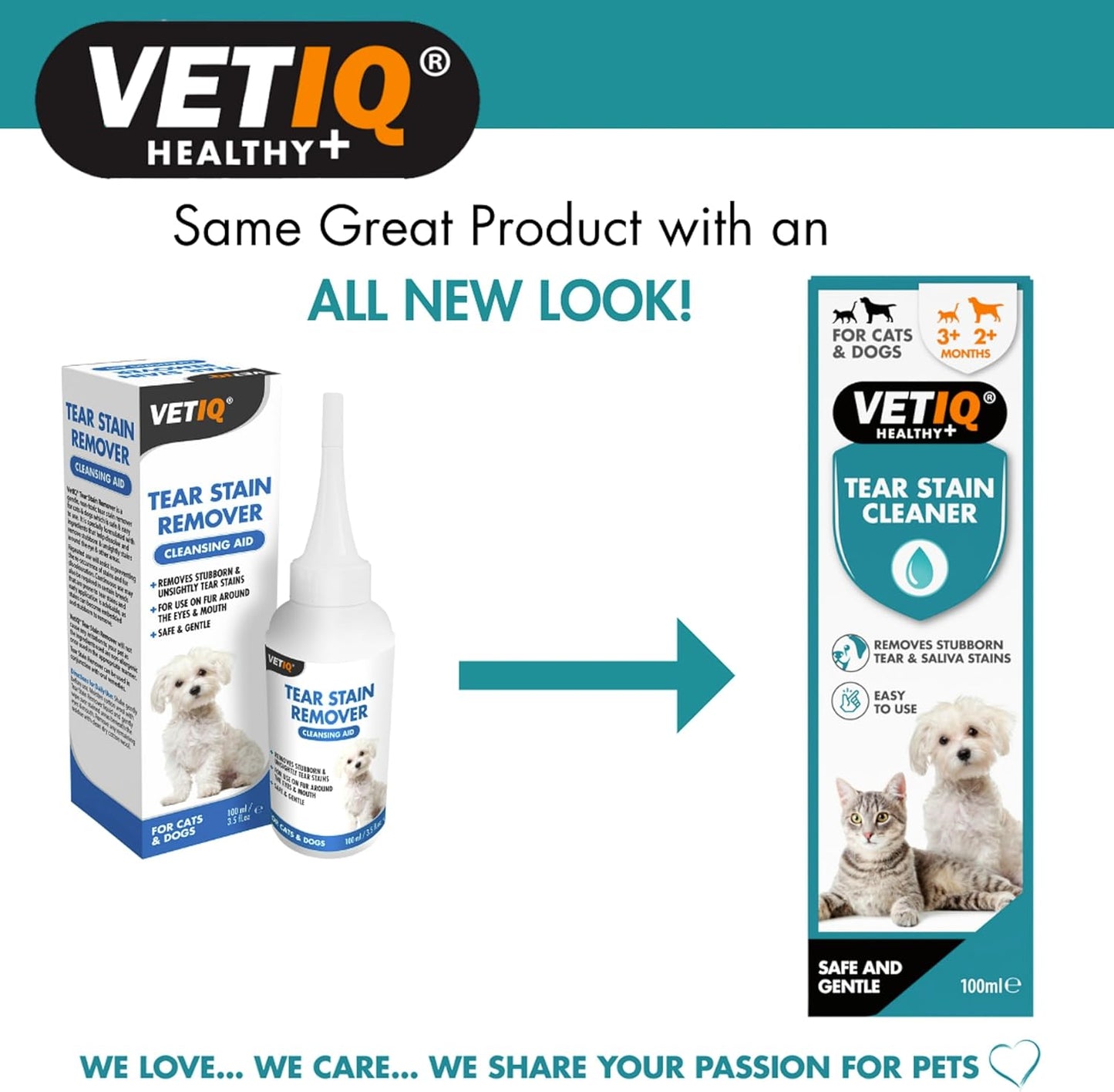 VetIQ Tear Stain Remover 100ml