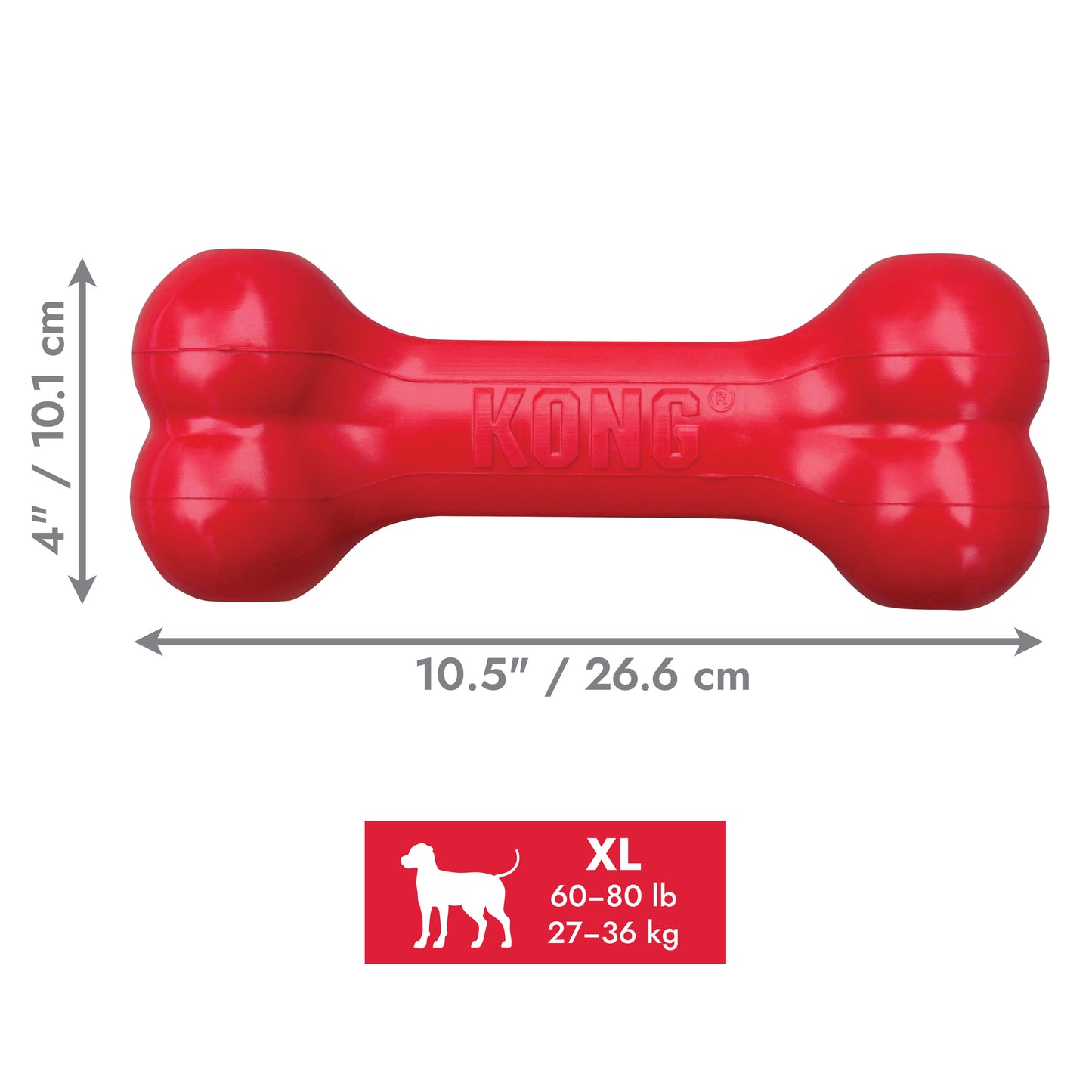 KONG Goodie Bone X Large Red 27-36kg