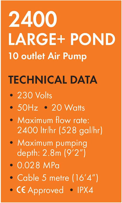 Blagdon Pond Oxygenator Kit 10 Outlet