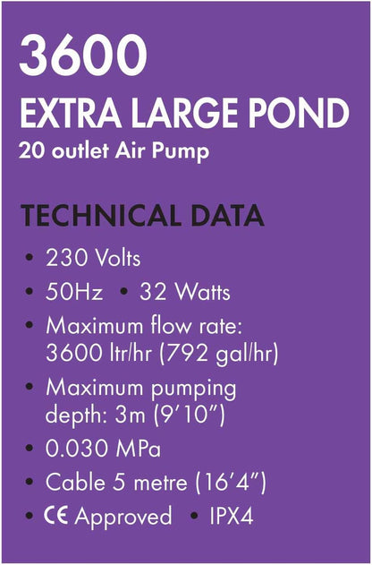 Blagdon Pond Oxygenator Kit 20 Outlet