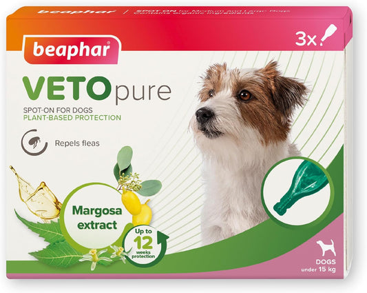 Beaphar Vetopure Spot On For Dogs 12 Week Treatment