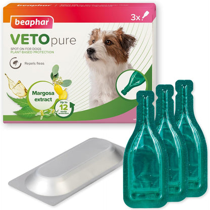 Beaphar Vetopure Spot On For Dogs 12 Week Treatment