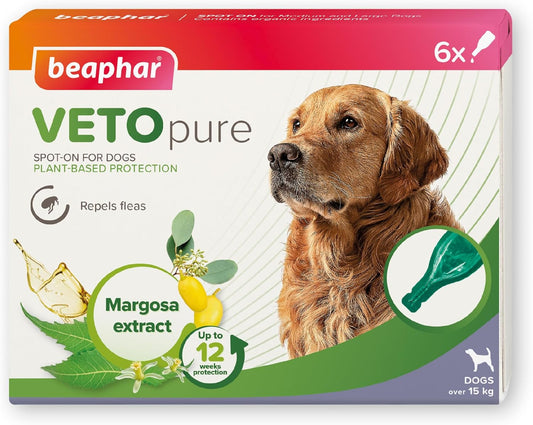 Beaphar Vetopure Spot On For Dogs 24 Week Treatment