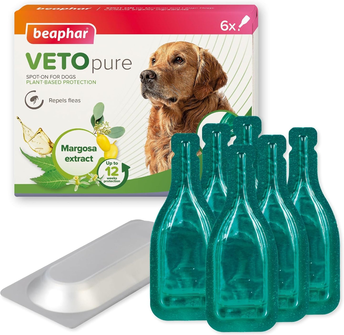 Beaphar Vetopure Spot On For Dogs 24 Week Treatment