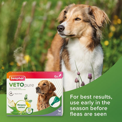 Beaphar Vetopure Spot On For Dogs 24 Week Treatment