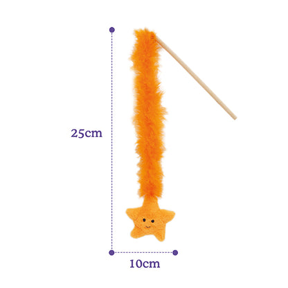 Rosewood Under The Sea Starfish Wand Cat Toy