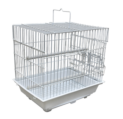 Wundapets Small Bird Travelling Cage White