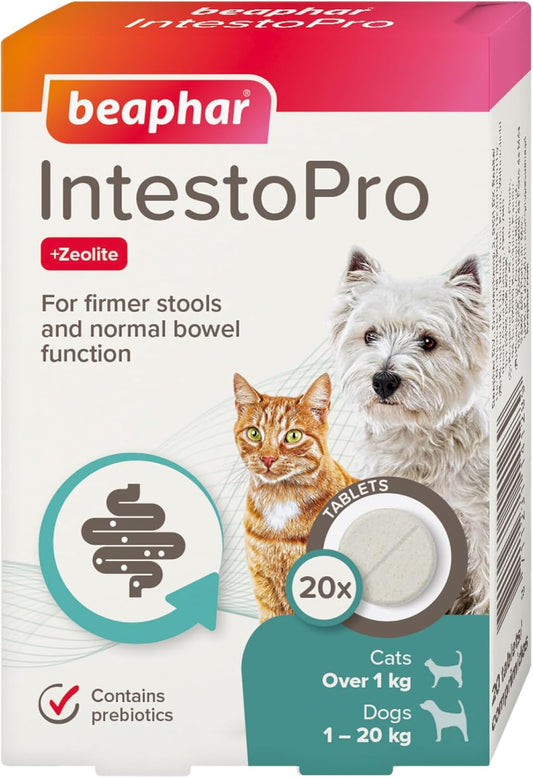 Beaphar IntestoPro Small Dog Cat 20 Tab