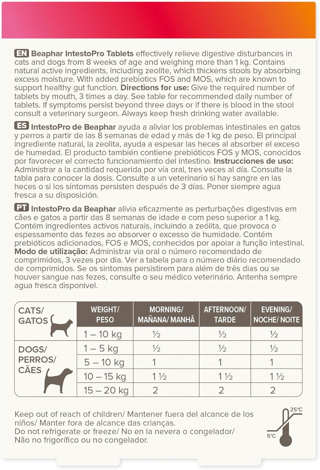 Beaphar IntestoPro Small Dog Cat 20 Tab