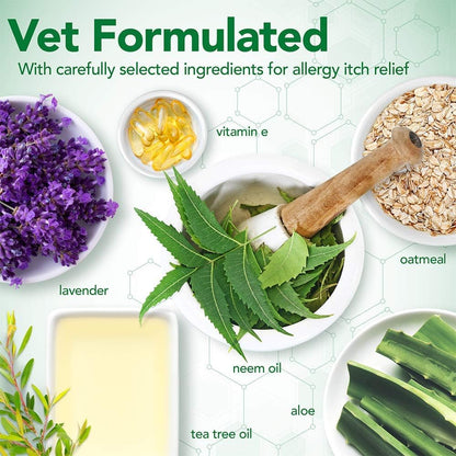 Vets Best Allergy Itch Relief Shampoo For Dogs 500ml
