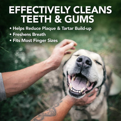 Vets Best Clean Teeth Finger Pads 50 Pad Tub