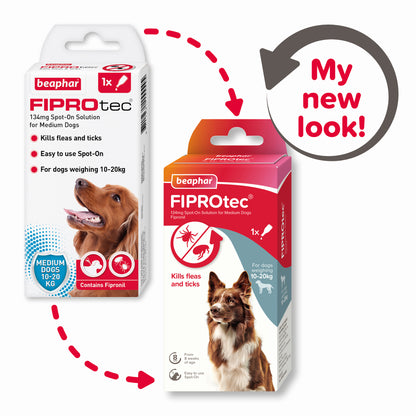 Beaphar Fiprotec Medium Dog 10- 20Kg 1 Treatment