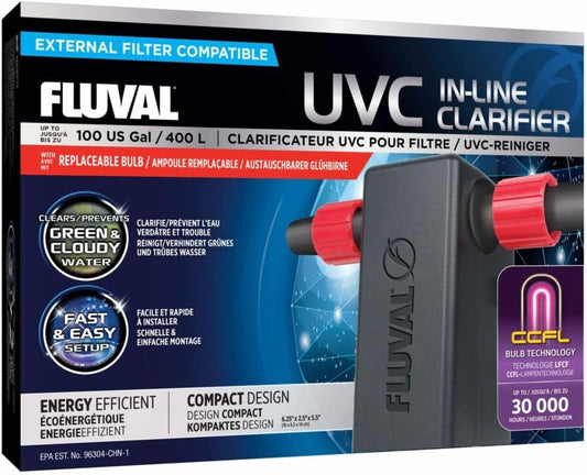 Fluval In-Line 3W UVC Clarifier