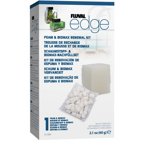 Fluval Edge Foam & Bio Max Renewal Kit 60g