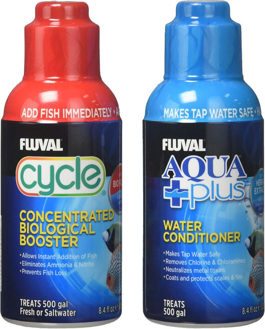 Fluval Cycle & Aquaplus 250ml Twin Pack