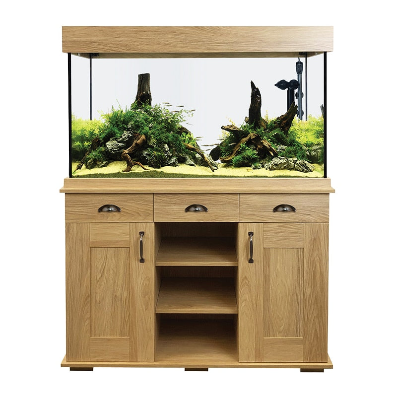 Fluval Shaker Fish Aquarium & Cabinet Set 345L Hampshire Oak