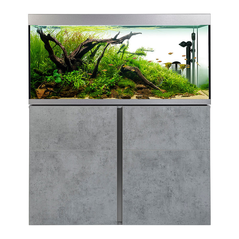 Fluval Siena Fish Aquarium & Cabinet Set 332L Concrete