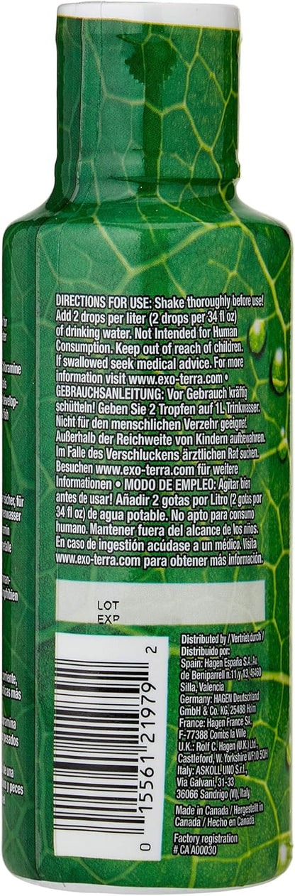 Exo Terra Aquatize Aquarium Terrarium Water Conditioner 120ml