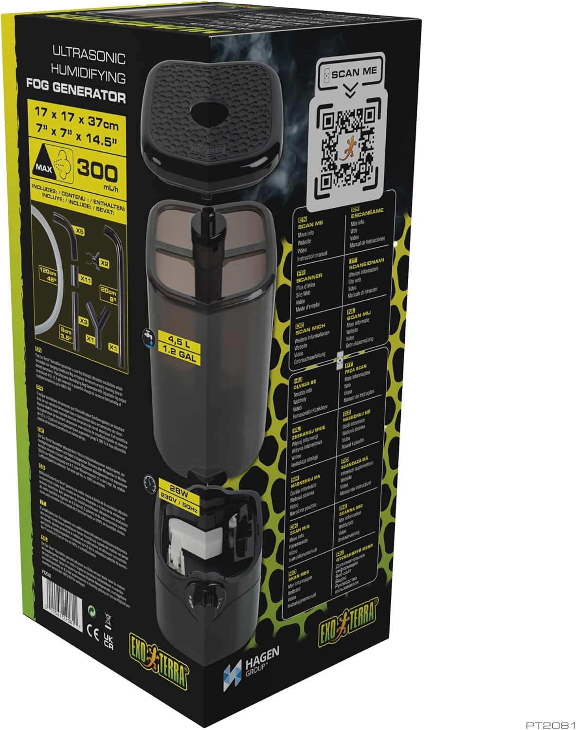 Exo Terra Ultrasonic Humidifier Fog Generator