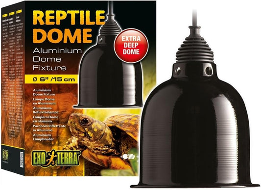 Exo Terra Aluminium Extra Deep Dome Small 6" / 15cm