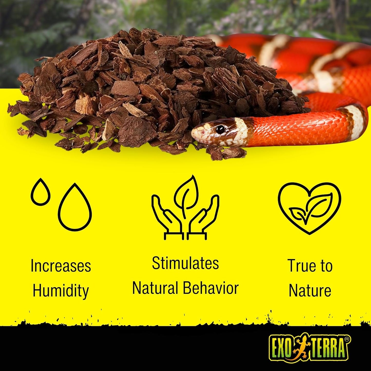 Exo Terra Reptile Substrate Forest Bark 8.8ltr