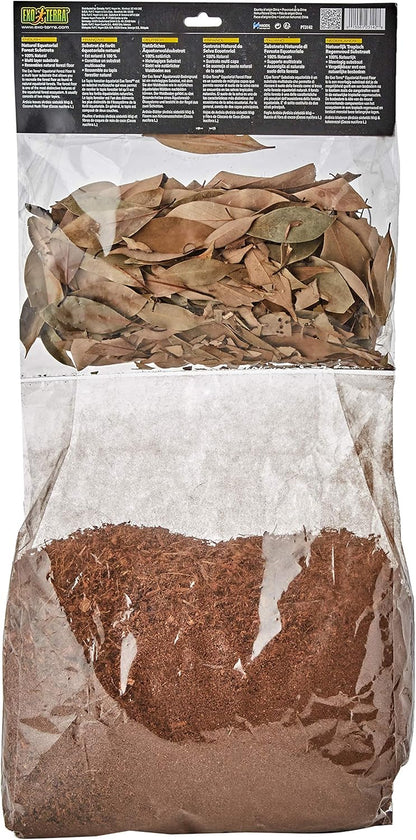 Exo Terra Equatorial Forest Floor Dual Layer Ardisia Leaves & Coconut Hust Fibre Large